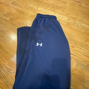 Men’s under armour navy sweatpants. M